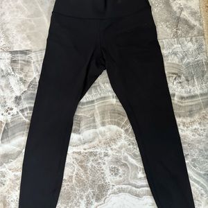 black lululemon leggings